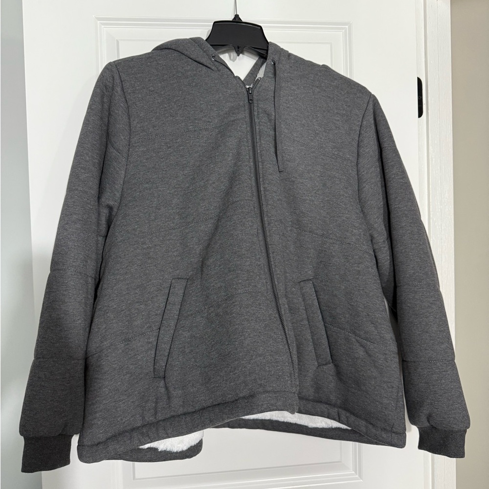 Torrid Gray Hooded Jacket
